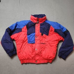 Vintage Sunice Bomber Ski Jacket Red & Blue